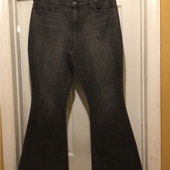 Lee Women's Charcoal Flare Jeans - Picture 1 of 7